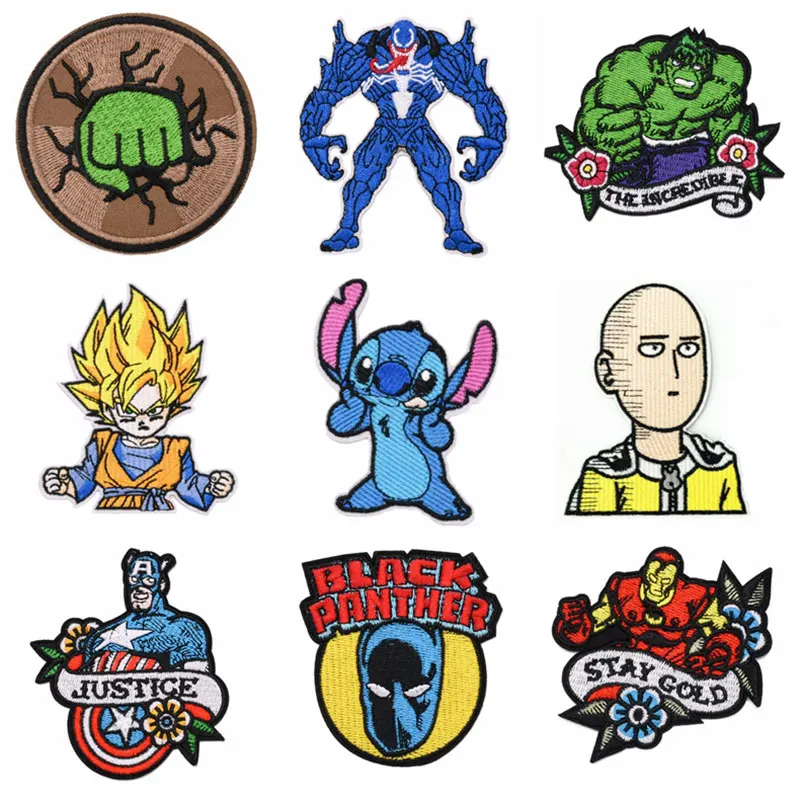 

Magic Academy Badge Sticker Japanese Anime Embroidery Patch Appliques for Clothing Patches Iron on Heat Transfer Stickers