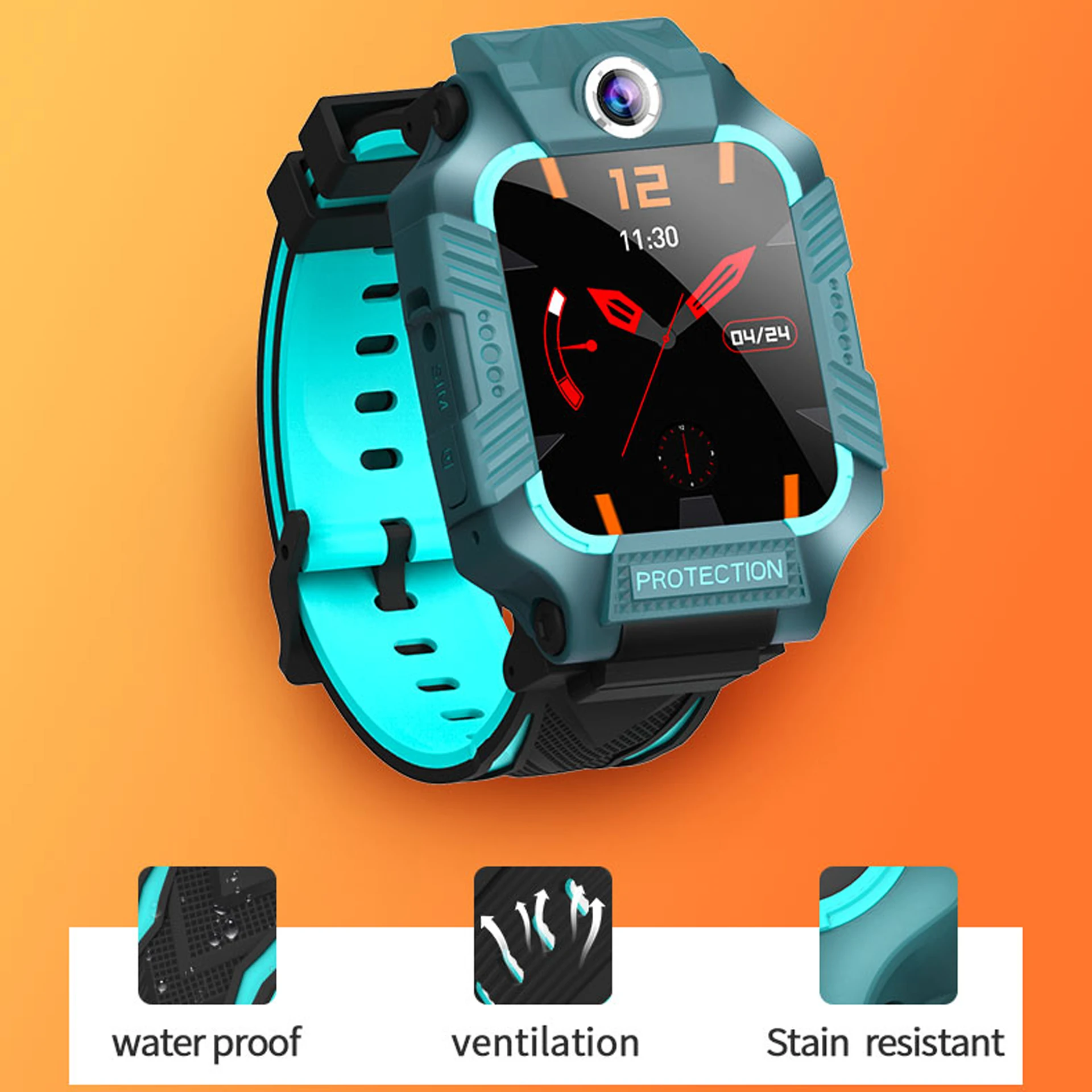 Смарт-часы Icreative Z8 детские водонепроницаемые 2G с SIM-картой возможностью поворота