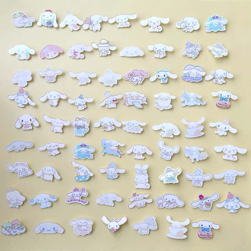 

72pcs/lot Anime acrylic Brooch cute cartoon character pin bag clothing decorations Diy accessories student children Badge