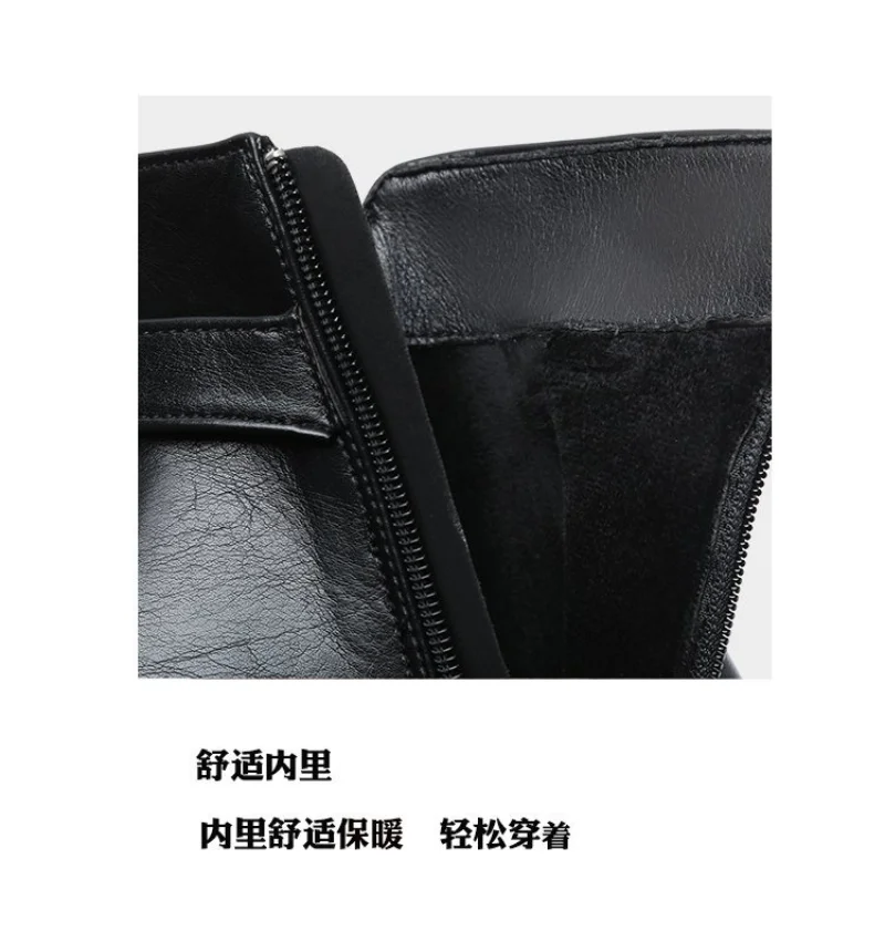 Women's Ankle Boots Winter Suede High Heels Ladies Fashion Autumn Pointed Toe Gladiator Black Brown Leather Shoes Plus Size 40