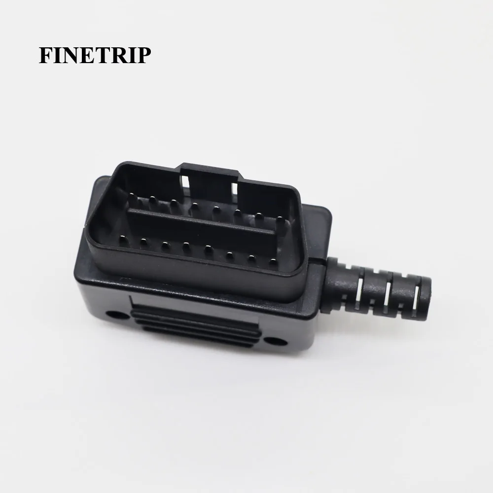 Цена образца DIY мужской корпус OBD OBDII OBD2 16Pin разъем с винтами + линейная карта 5 шт |