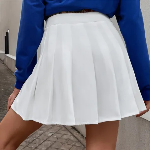 Pleated Skirt Women High Waist Sexy Mini Skirts Tennis Skirt Girl Dance Skirt Kawaii Casual Korean White Black Skirt Faldas