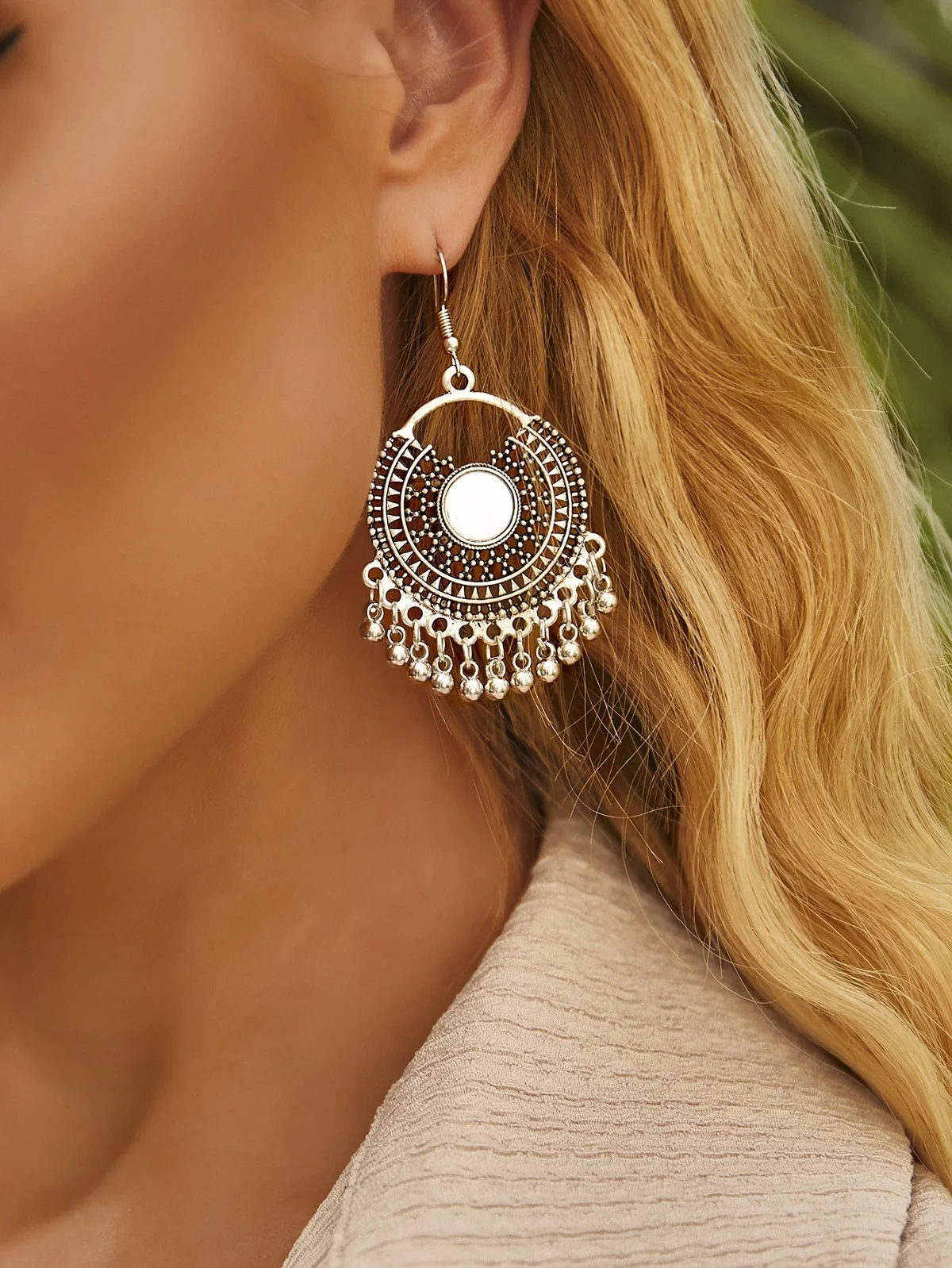 

Серьги женские в ретро стиле, сувенир в богемном стиле, с кисточками геометрической формы, новый продукт 561030