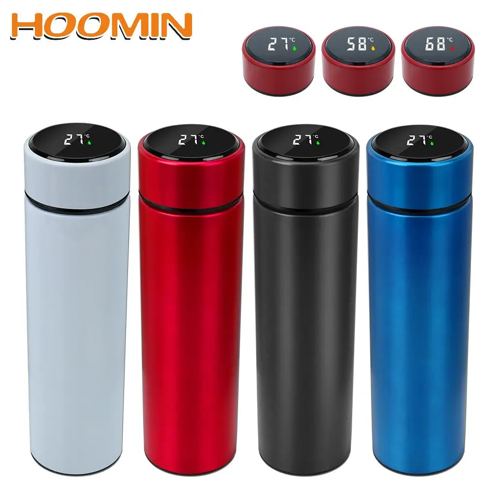 HOOMIN Smart Insulation Cup Stainless Steel Intelligent Thermos Led Digital Temperature Display 500ML |