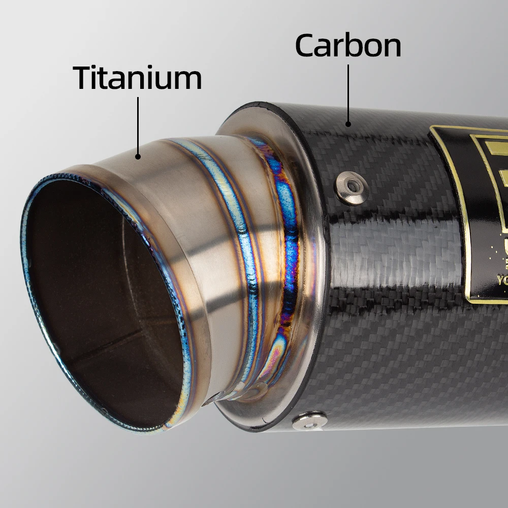 Универсальная выхлопная труба мотоцикла Yoshimura GP Racing титановая карбоновая