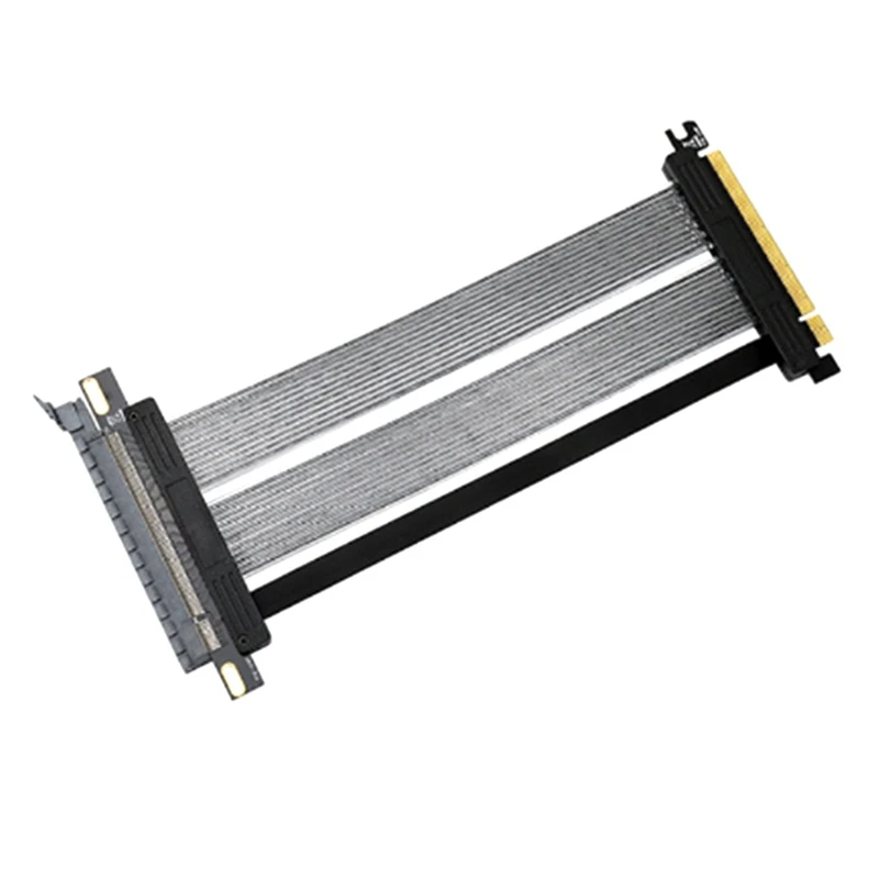 

PCI-E 4.0 Graphics Card Extension Cable PCIE X16 Adapter Cable 90 Degree Adapter Cable PCIE 4.0 Extension Cable