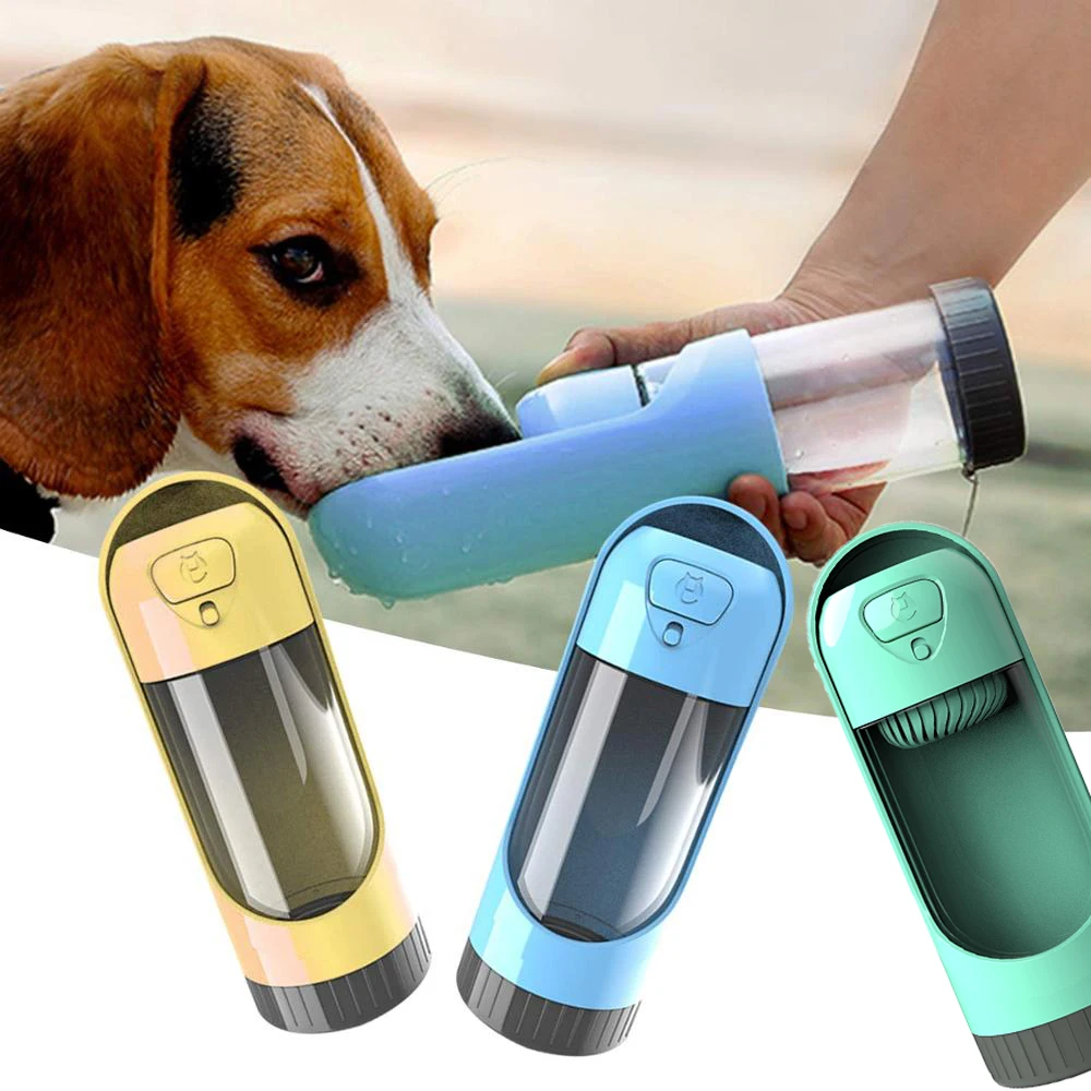 

Portable Dog Water Bottle Drinking Bowls for Dog Cat Feeding Water Dispenser Pet Activated Carbon Filter Bowl Outdoor Dog Feeder