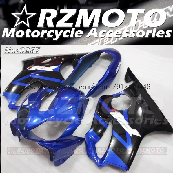Фото Новый комплект обтекателей из АБС-пластика для мотоцикла HONDA CBR600 F4i 2004-2007 годов, сине-черный, на заказ №1