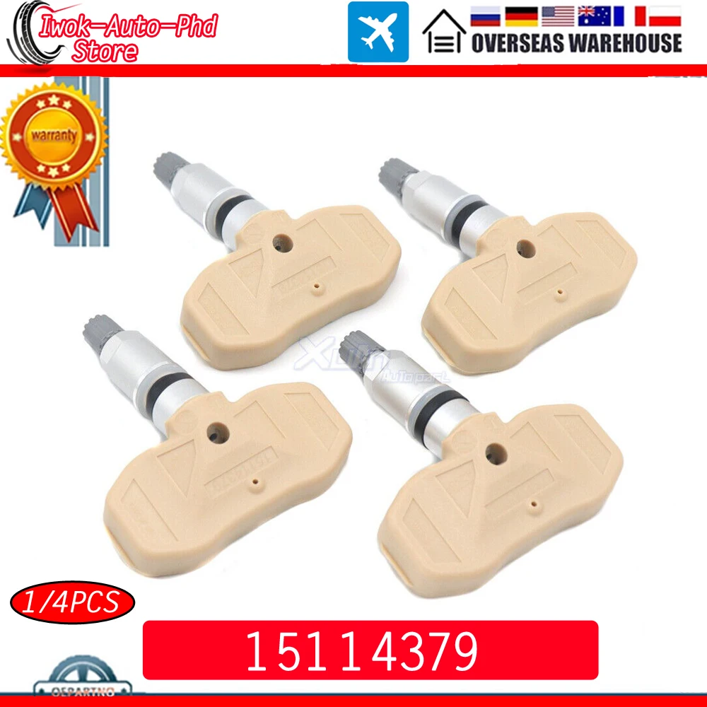 Датчик давления в шинах XUAN TPMS 15114379 Для Chevrolet Tahoe Suburban Avalanche GMC Sierra Yukon Cadillac 05-06 315 МГц