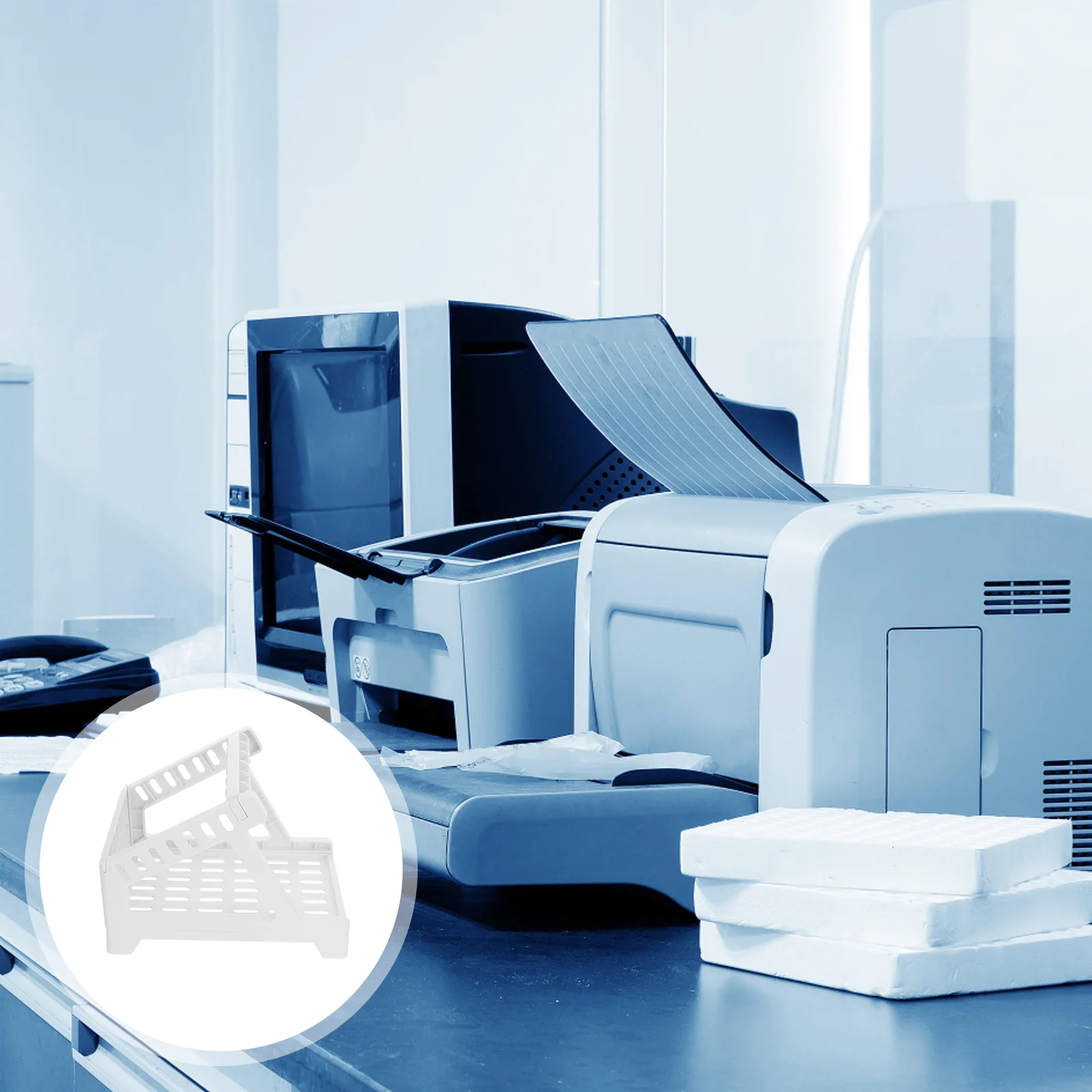 

Label Holder Sticker Roll Holders Thermal Adhesive Multi Rack Box Tag Buffet Shelf Drawer Dispenser Labels Address Tray Function