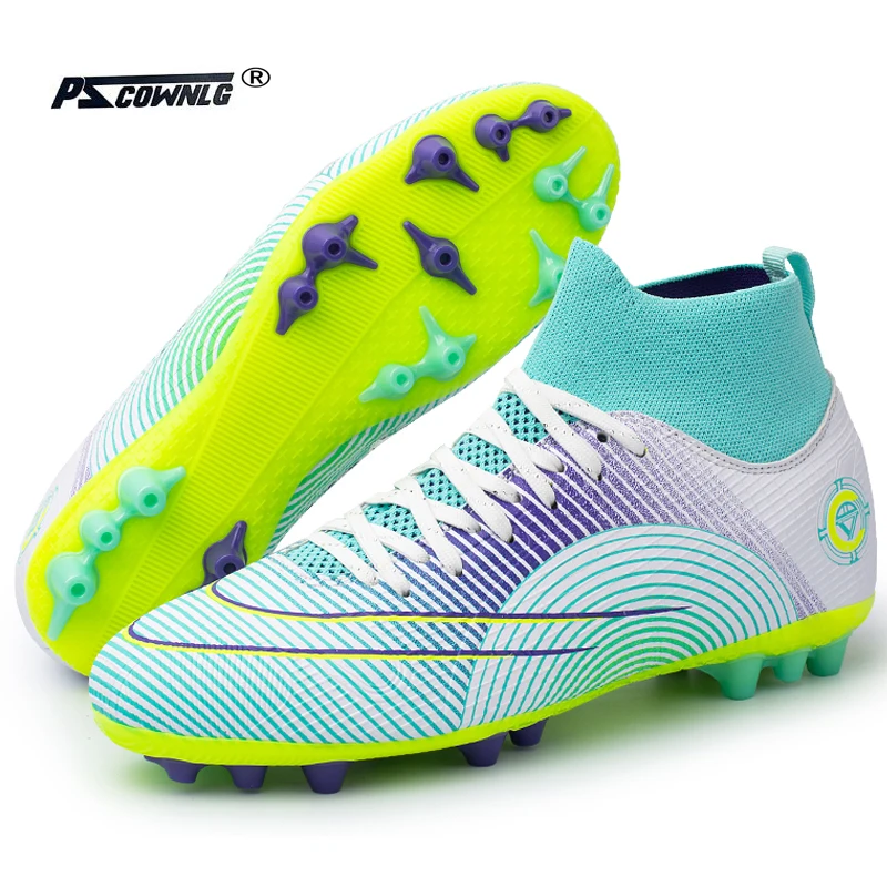 

New Turf Football Boots Men Soccer Shoes Kids Boys Cleats Student Training Sport Sneakers scarpe da calcio