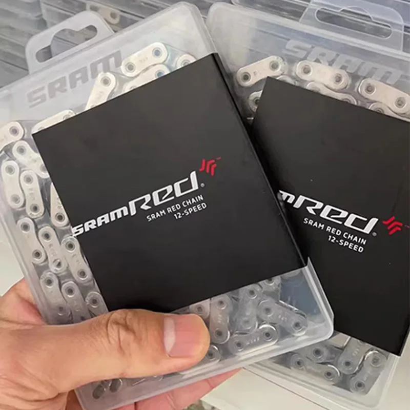 Фото Цепь для шоссейного велосипеда SRAM RED D1 / E1 12-скоростная eTap, высокопрочная прецизионная цепь для электронного переключения передач, 112 / 114 / 120 звеньев №1