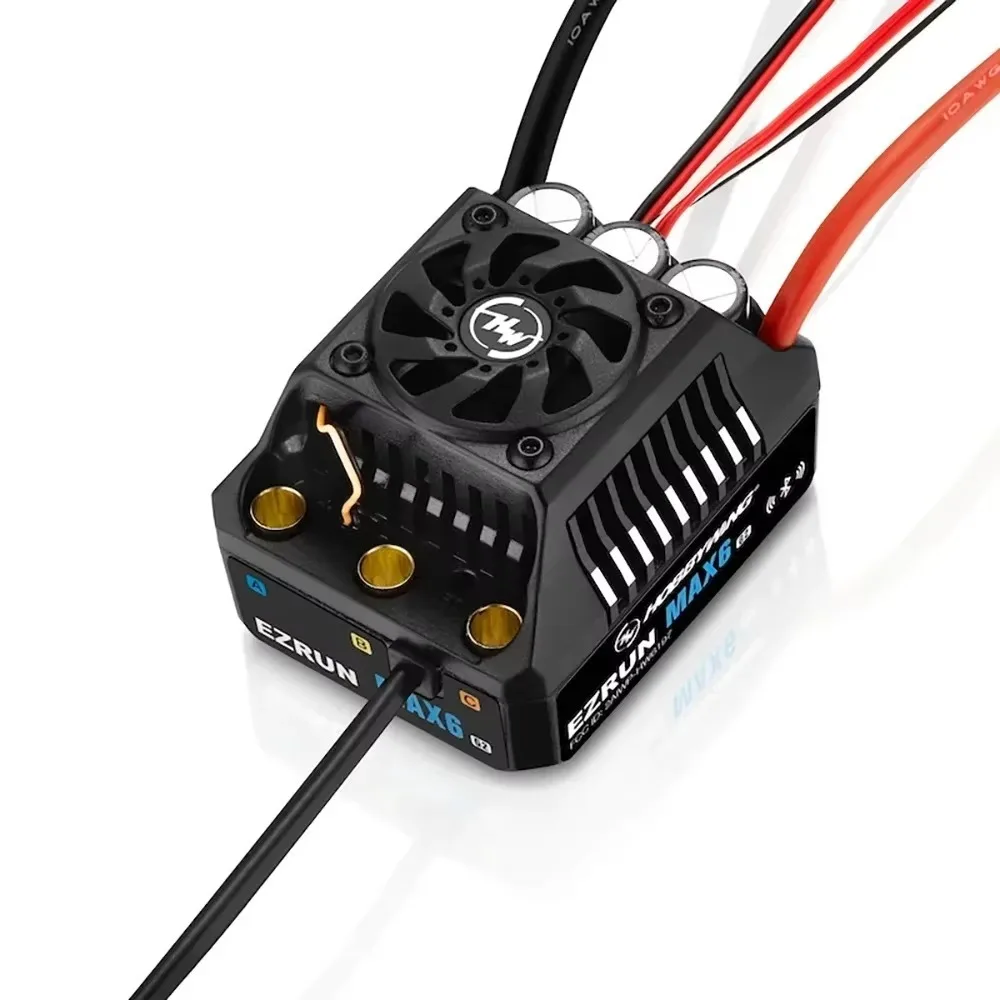 Фото DroMaSsHobbywing EZRUN MAX6 G2 200A ESC 4990SD 1650KV 5690SD 1250KV мотор для радиоуправляемых грузовиков масштаба 1/5, 1/6, 1/7. №5