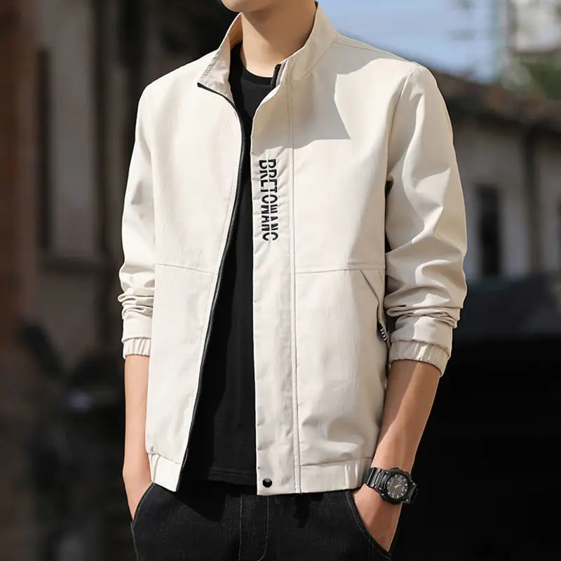 Fashion Hooded Solid Color Zipper Letter Pockets Shirts Men's Clothing 2022 Autumn New Oversized Casual Tops All-match Shirt