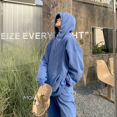 

Top women's long-sleeved all-match casual solid color high-neck winter thick retro loose short jacket women's zipper with hood