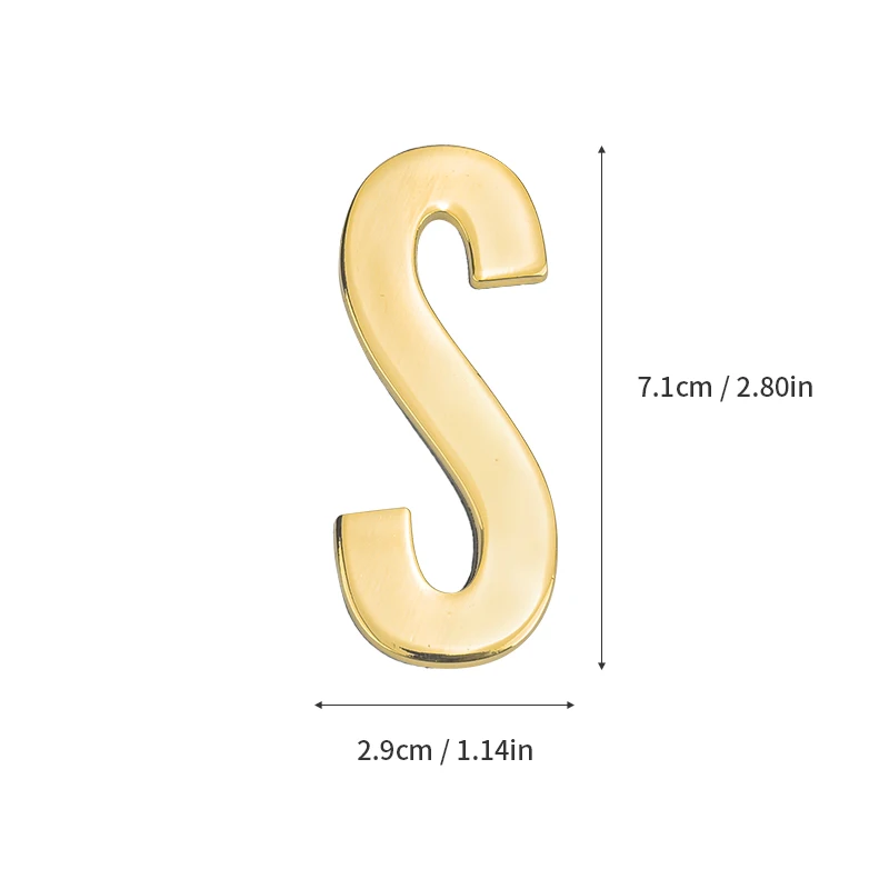 

Металлические Цифры для дома с магнитами, 1 шт., английские алфавитные буквы для квартирной комнаты, дверной тарелки, стола, почтового ящика, наклейки с цифрами 7*3 см