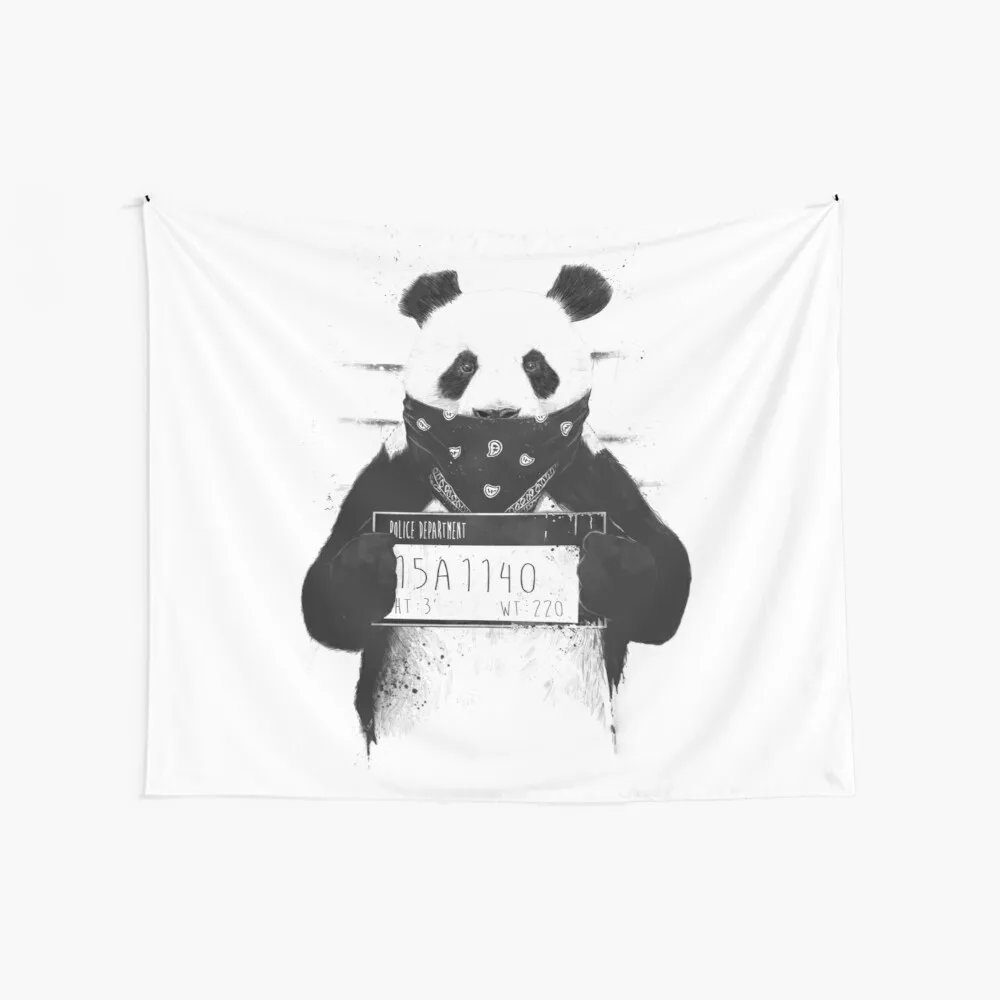 

Bad Panda Cheap Custom Dorm Essentials Luxury Funny Tapestries