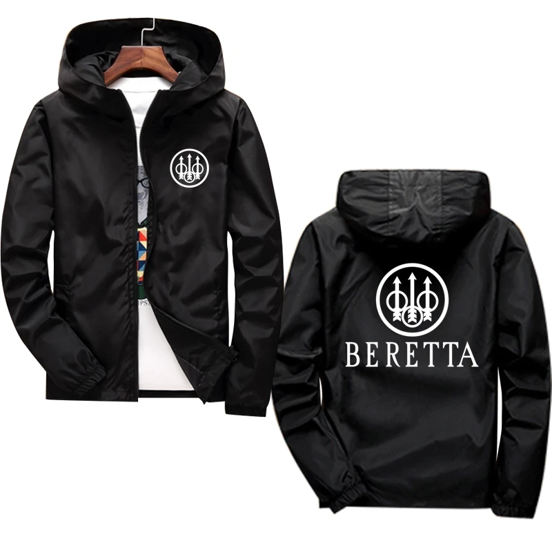 

2022 демисезонная брендовая мужская Беретта с принтом из чистого хлопка, мягкая ткань, удобные классические стильные однотонные дизайнерские топы