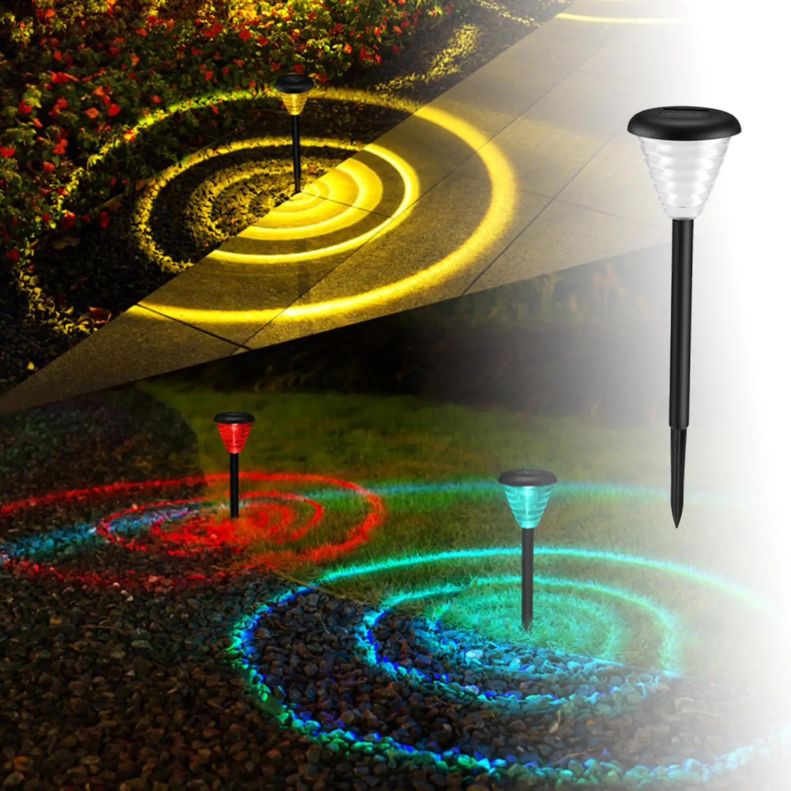 

Solar Pathway Light Outdoor Garden Stake Bright for Landscape Yard Patio Decorative