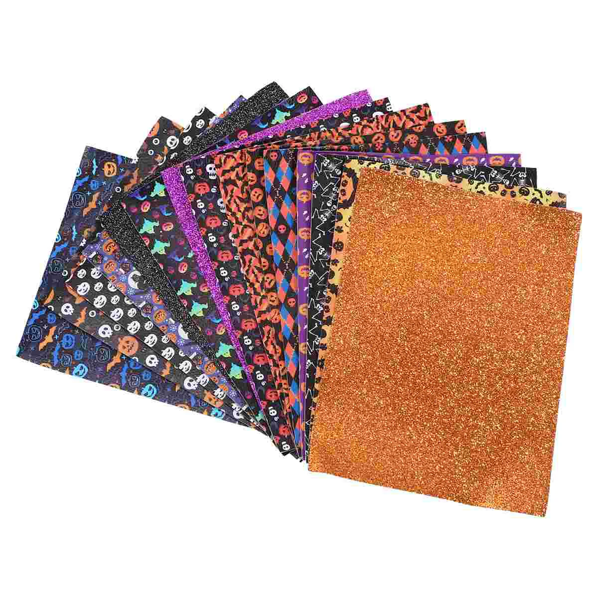 

13 Pumpkin Fabric Diy Hair Bows Sheet DIY Making Crafts Craft Sheet