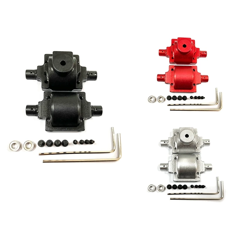

Metal RC Car Upgrades Parts Accessories Gearbox Housing Gearbox Cover For HAIBOXING HBX 2098B 1/24 Red