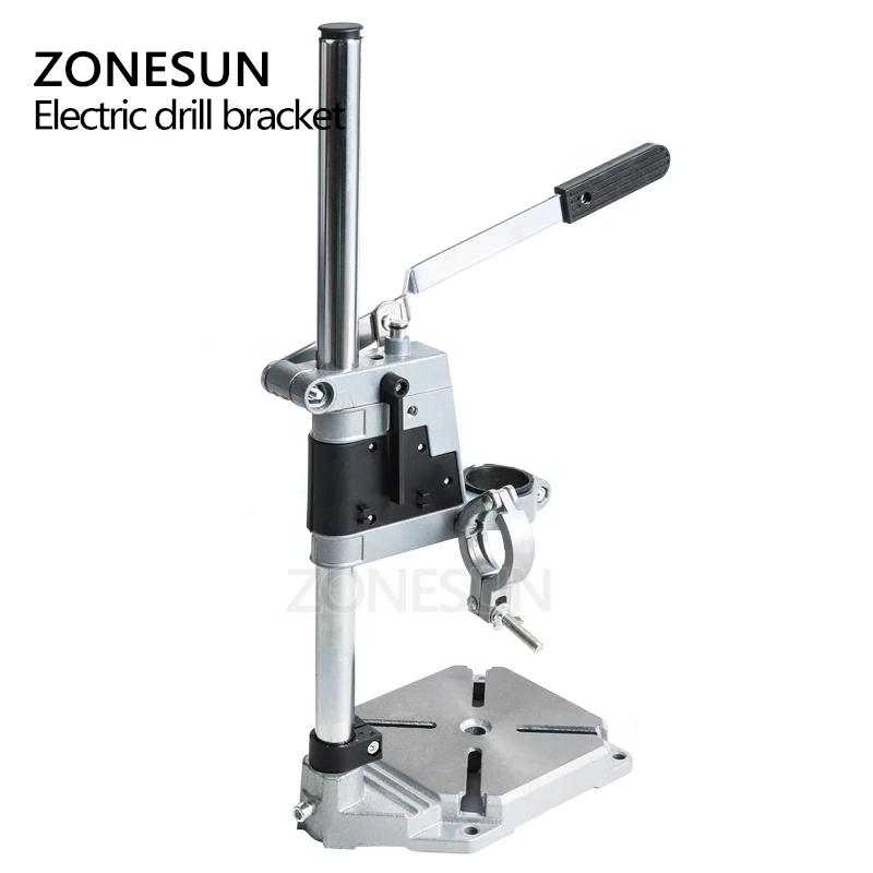 Фото ZONESUN: Фиксированный держатель для электрической дрели, кронштейн для шлифовальной машины Dremel, подставка-зажим, аксессуары для шлифовальных машин для деревообработки №5