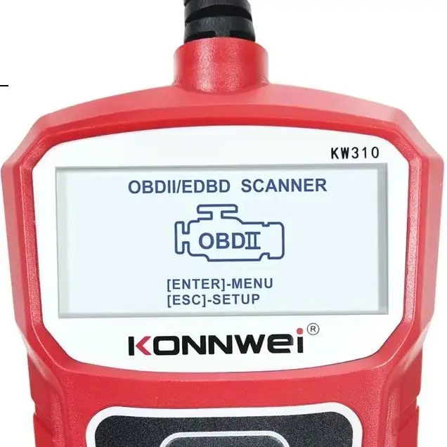 Фото Диагностический сканер KOWWEI STABLE KW310 OBD для автомобилей, считыватель кодов неисправностей, инструмент для диагностики авто, карта для чтения данных ELM327 OBD2 №1