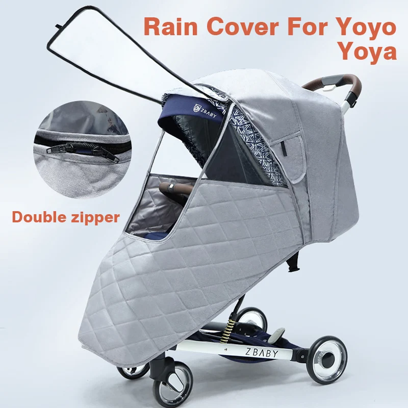 

Universal waterproof winter thickened rain cover windproof dust cover for Bugaboo Babyzen yoyo stroller accessories rain cover