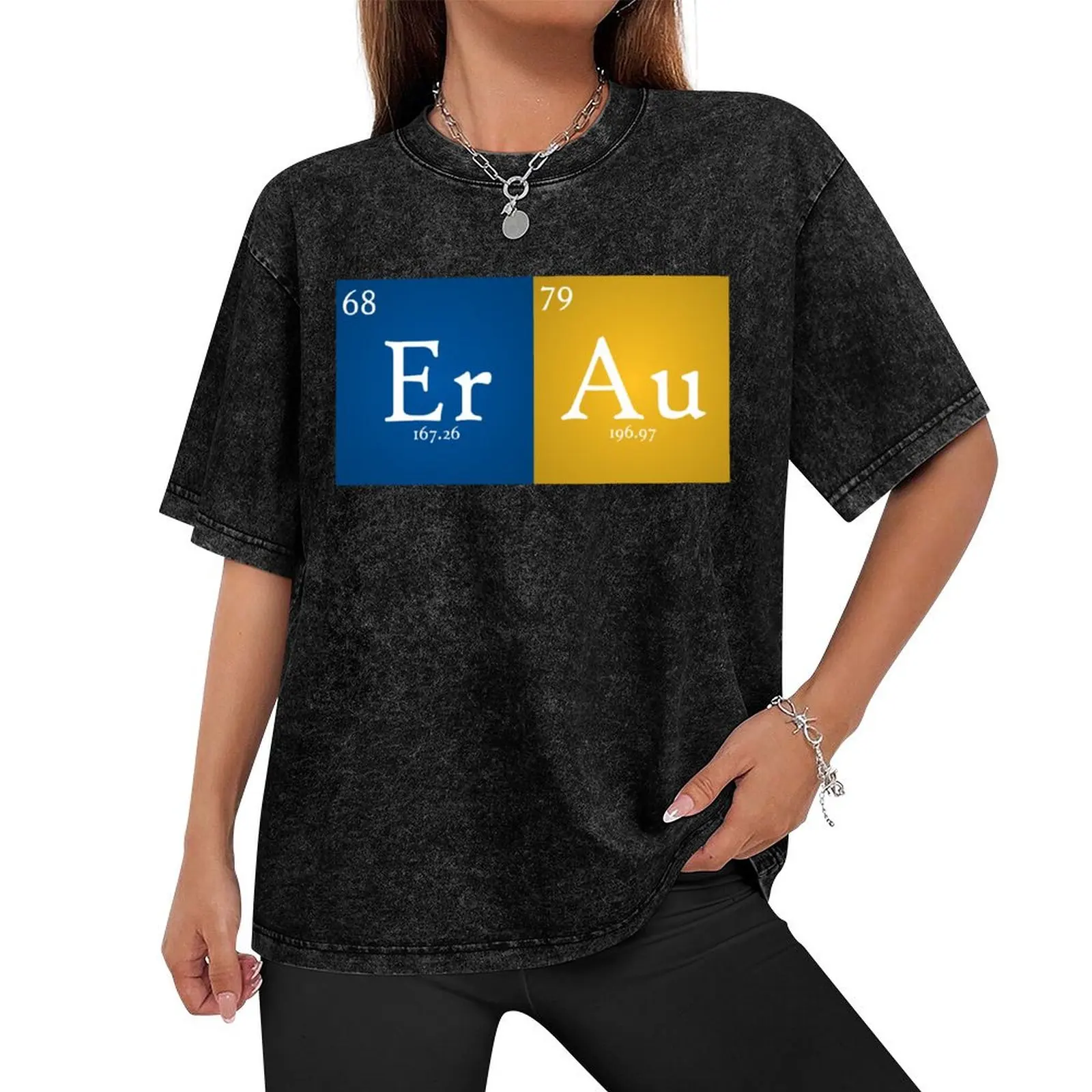 Футболка Definitely Not an ERAU Logo (Версия 2) с графическим рисунком эстетичная одежда белые