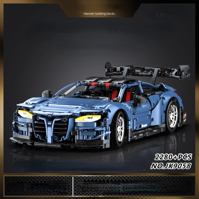 

MOC Technology Machinery Thunder Sports Car RC Racing Assembly Building Block Children's Hobbies Collection Bricks Toys Gift