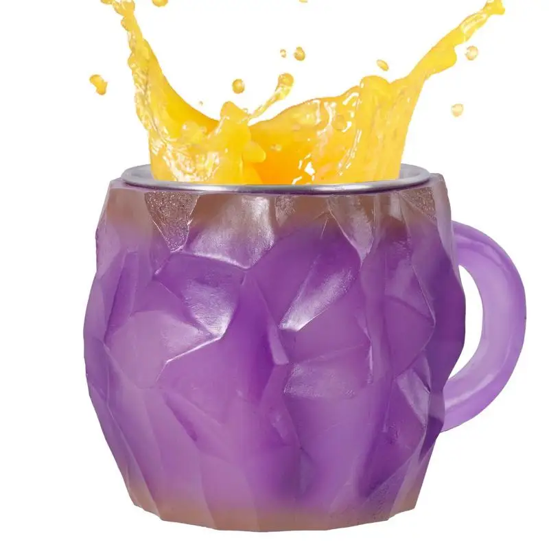 Минеральная хрустальная кофейная чашка legant роскошная минеральная фиолетовая