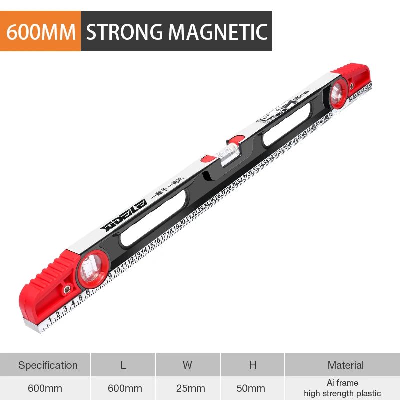Инклинометр магнитный 400/600 мм точный спиртовой уровень