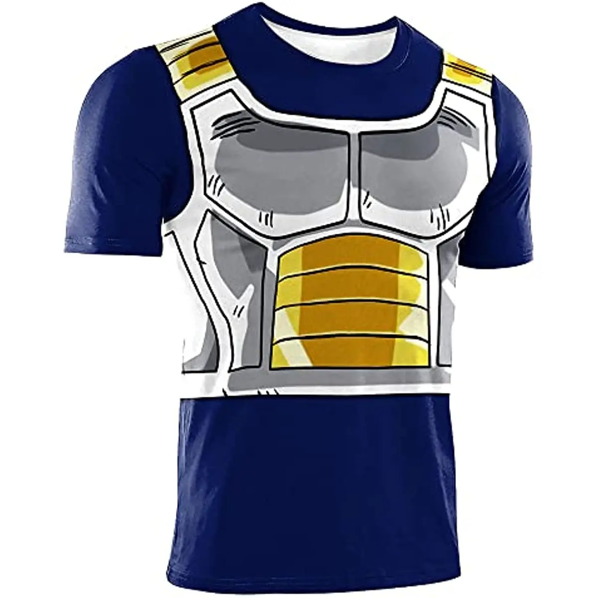 

Мужская компрессионная спортивная футболка с 3D-принтом из серии Dragon Boll