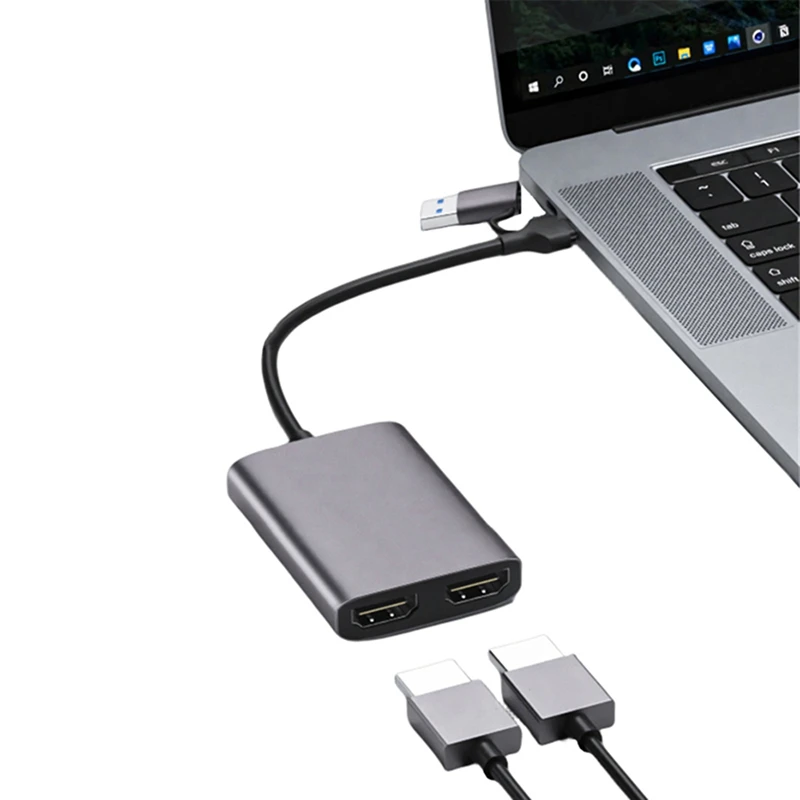 Преобразователь Type-C USB3.0 в Dual-совместимый преобразователь 1080P 60 Гц HD для