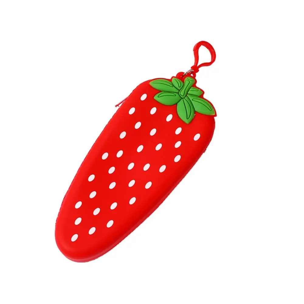

Portable Fruit Modeling Cute Creative Silicone Pencil Case Storage Box Cosmetic Pocket Stationery Pouch