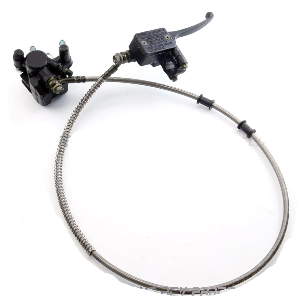 

Brake pad and Front Disc Hydraulic Brake Assembly Caliper Master Cylinder For Dirt Pit Pro Bike Coolster 110CC 125CC 140CC 150CC