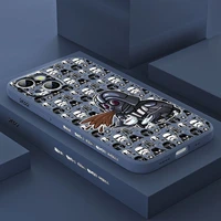 star wars robot cool for apple iphone 13 12 mini 11 pro xs max xr x 8 7 6s se plus liquid left silicone phone case coque capa