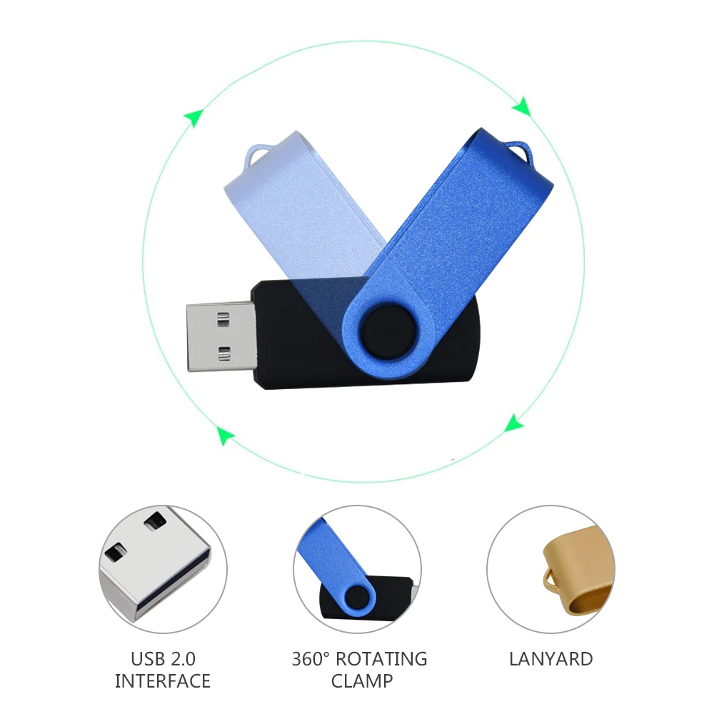 Фото 50 шт. USB-флешки с индивидуальным логотипом, 1 ГБ, 2 ГБ, 4 ГБ, 8 ГБ, 16 ГБ, 32 ГБ, 64 ГБ, бизнес-подарок, флеш-накопитель для фотографов, подарочная флешка. №2