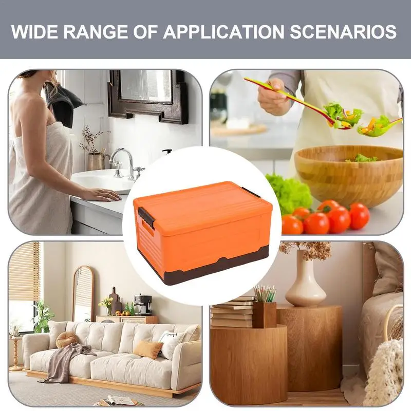 Складной ящик для хранения портативные штабелируемые универсальные ящики