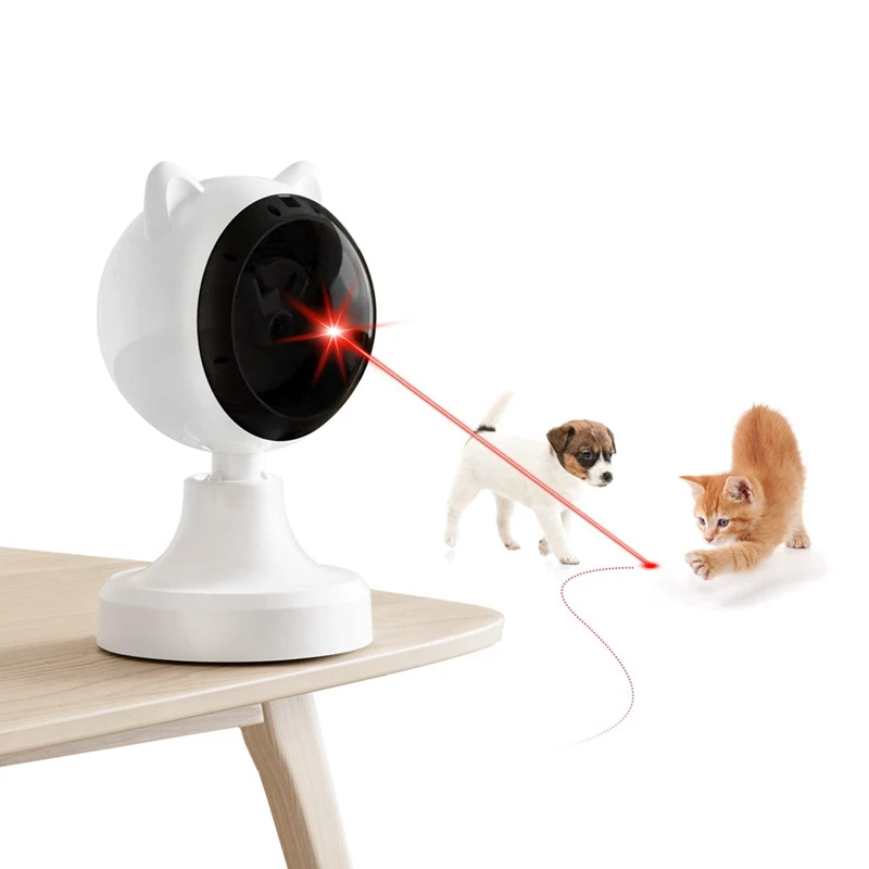 

Infrared Laser Cats Amusing Toy, Cats Indoor Intelligent Automatic Pet Cats Amusing Device Electric Cats Toy Durable