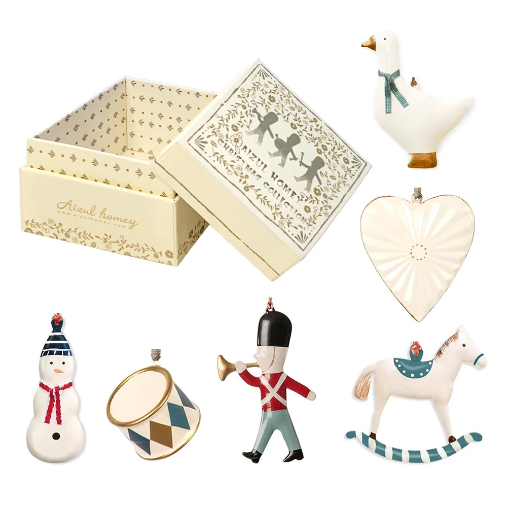 

Металлическое скандинавское рождественское украшение