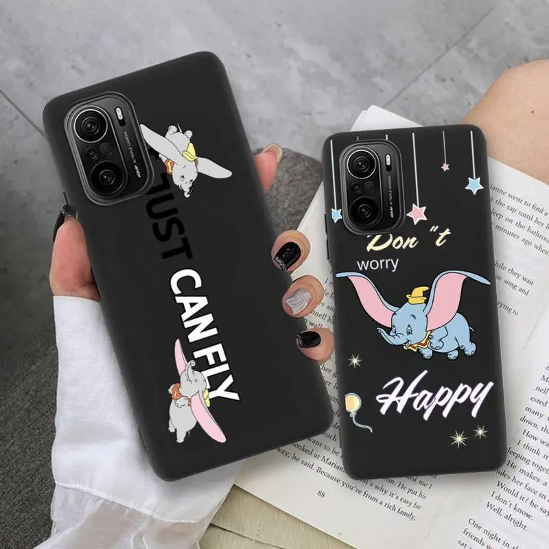 

Cute Cartoon Dumbo Phone Case for Xiaomi Mi Note 11 10 9 8 6X 11X Lite 9T CC9 Pro SE