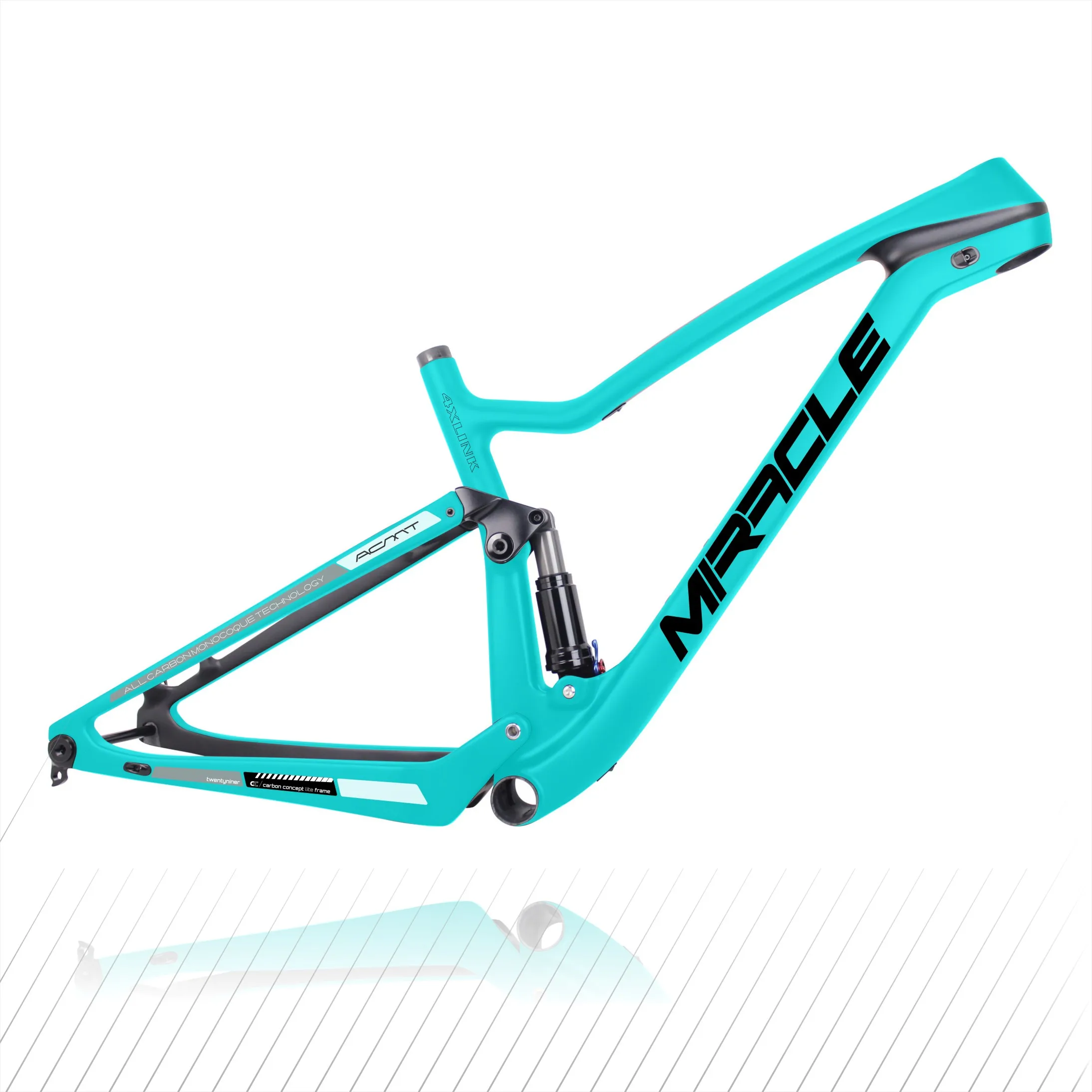 

Factory Direct Supply Full Suspension Carbon Fiber MTB 29er 100mm Travel Bicycle Frame