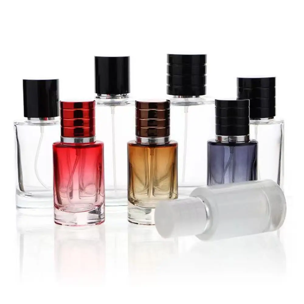 

1PC 30ML Glass Tube Bottle Travel Portable Sub-bottling Bottle Reusable Transparent Empty Spray Bottles Perfume Atomizer