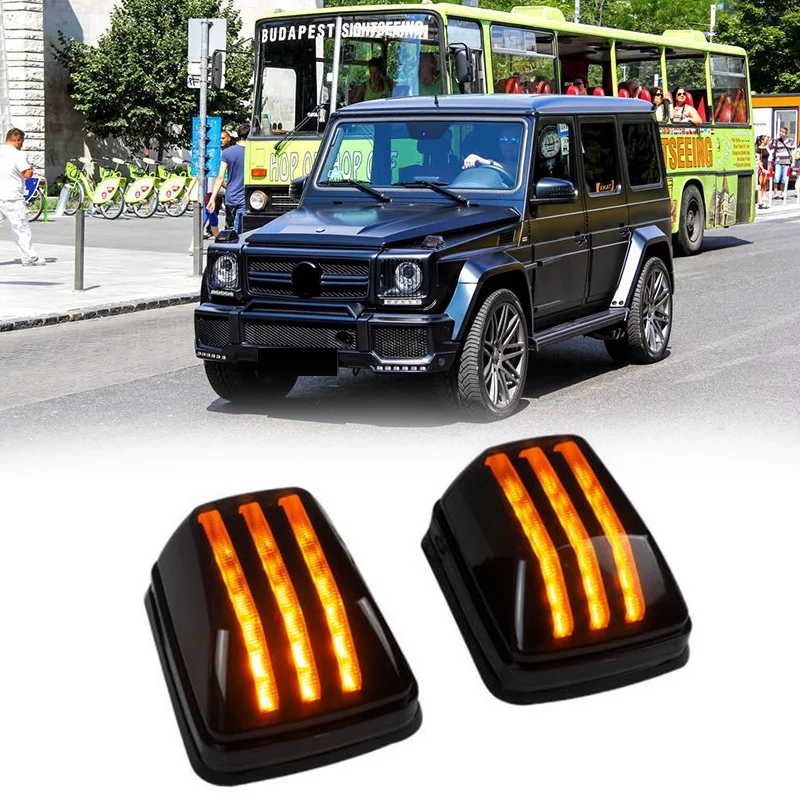 Автомобильные динамические дневные фонари поворота для Mercedes Benz G Class W463 G500 G63