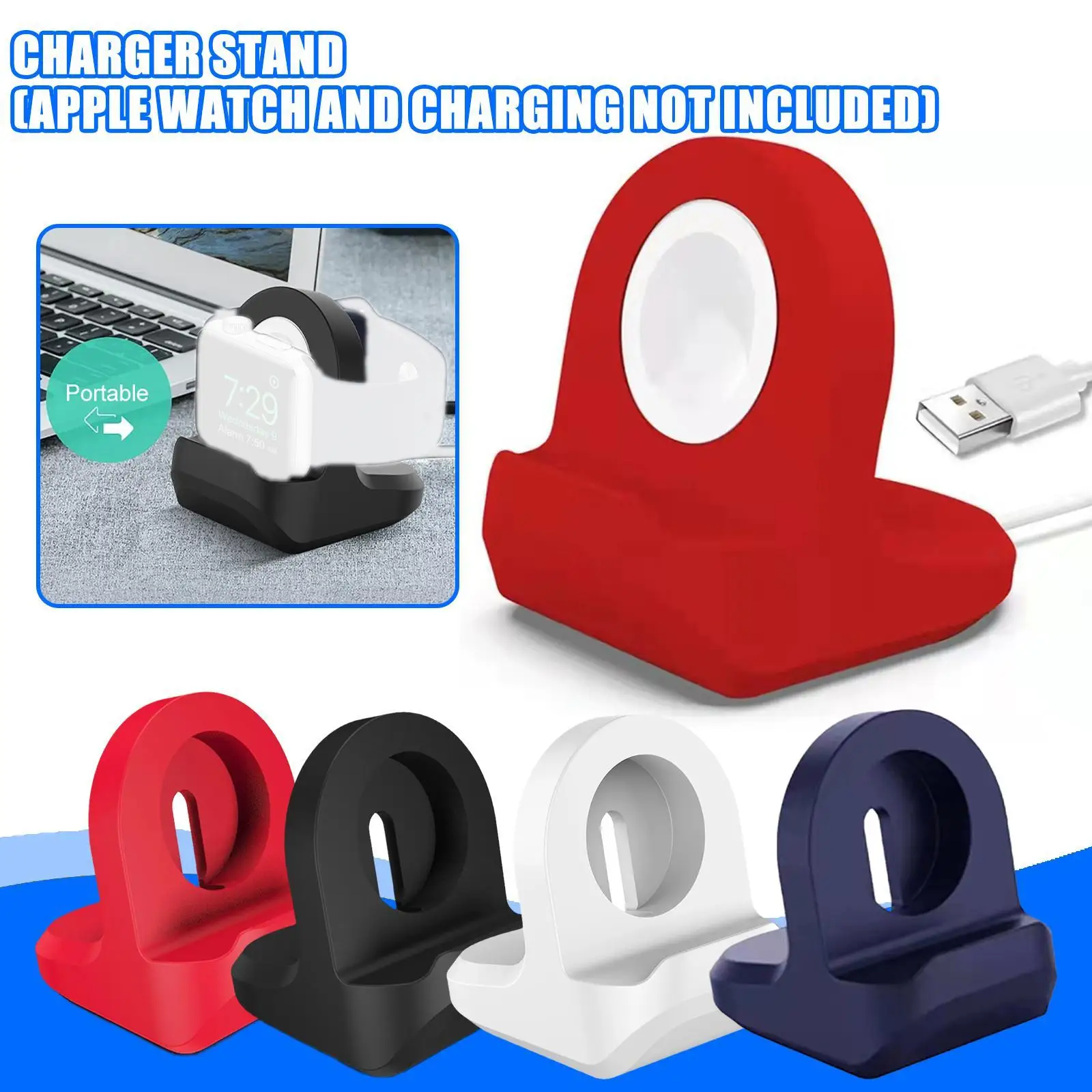 

Portable Charging Dock Stand Charger Cradle Holder Station Bracket For Apple Watch IWatch Serie 4 3 21 Watch Accessories