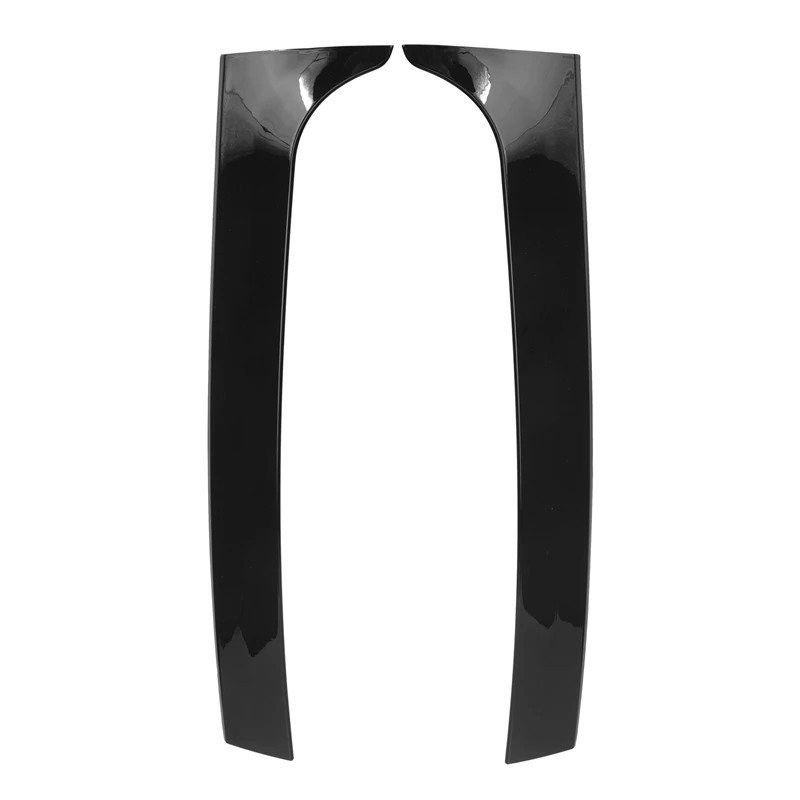 

Блестящие черные наклейки на крышу спойлера заднего бокового крыла, 2 шт., отделка для Touareg 2011-2017, автомобильные аксессуары