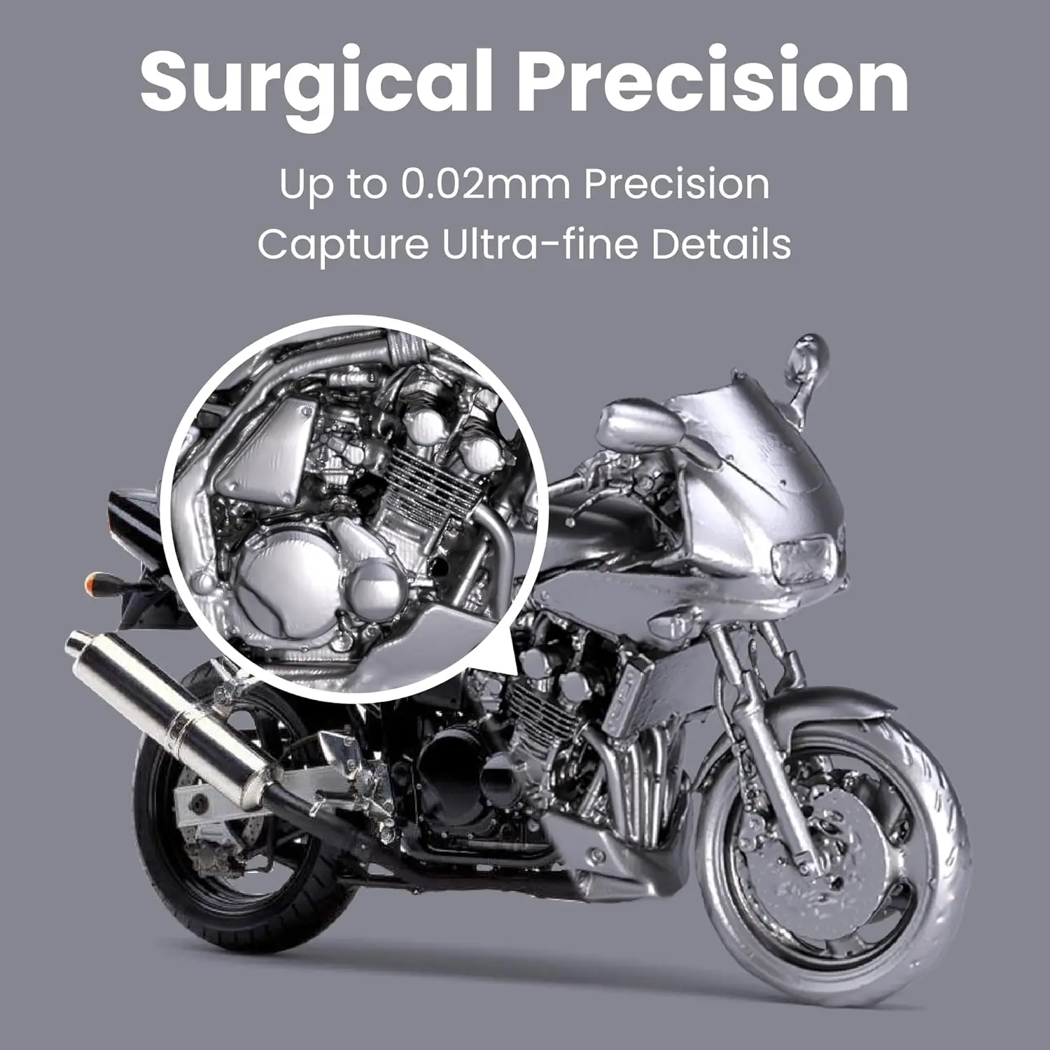 3D-сканер Revopoint MIRACO для 3D-печати портативный сканер все в одном аккумулятор с