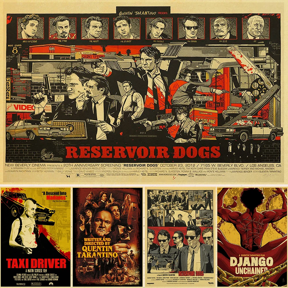 Постеры Inglourious Basterds для телевизионной серии ретро постеры из крафт-бумаги в стиле