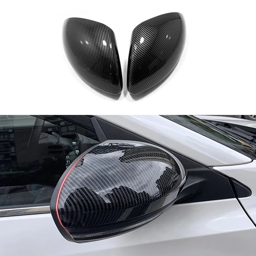Чехол для зеркала заднего вида из углеродного волокна для Nissan Note E-power E13 2021ABS, защитный чехол для зеркала заднего вида, декоративные аксессуары